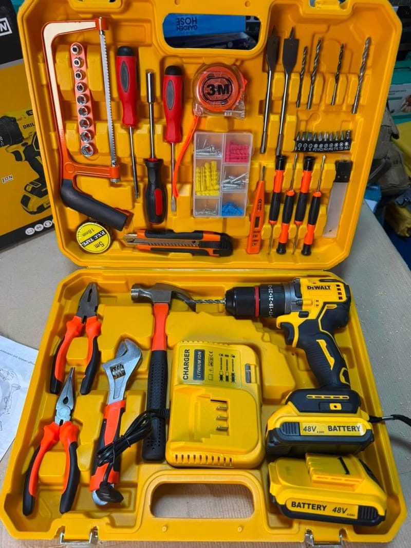 DEWALT Drill Set 48V | Cordless Power Drill with Full Accessories, photo 2