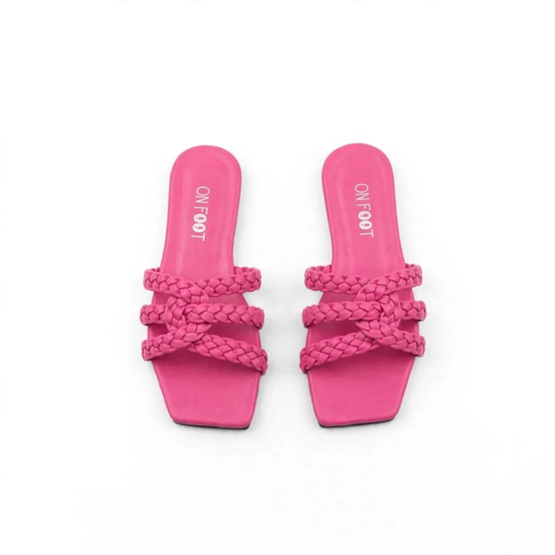 Chill Move 039 Fawn - Off White Fancy Flat For Women - Rexine Plain - Formal Casual Semi Formal - Pakistani Khussa 2025