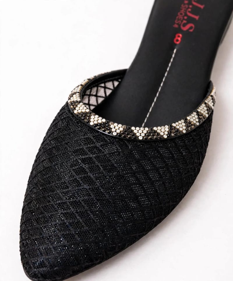 Women's Mesh Casual Pumps - Rhinestone Pattern - Mesh Material - Casual Fancy College - Semi-Formal Formal Pump For, photo 4