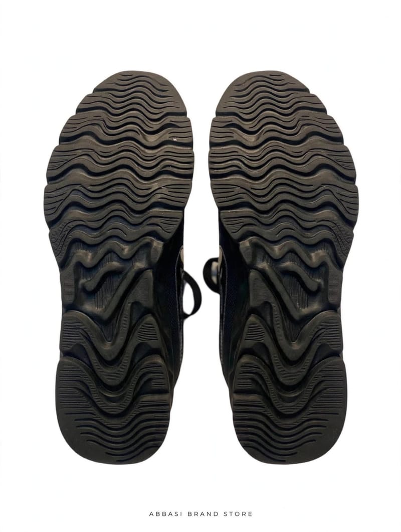 Men's Black Fabric Walking Sports Shoes Pakistan - Fabric Plain Sports Shoes - Men's Walking Sports Shoes - Casual, photo 5