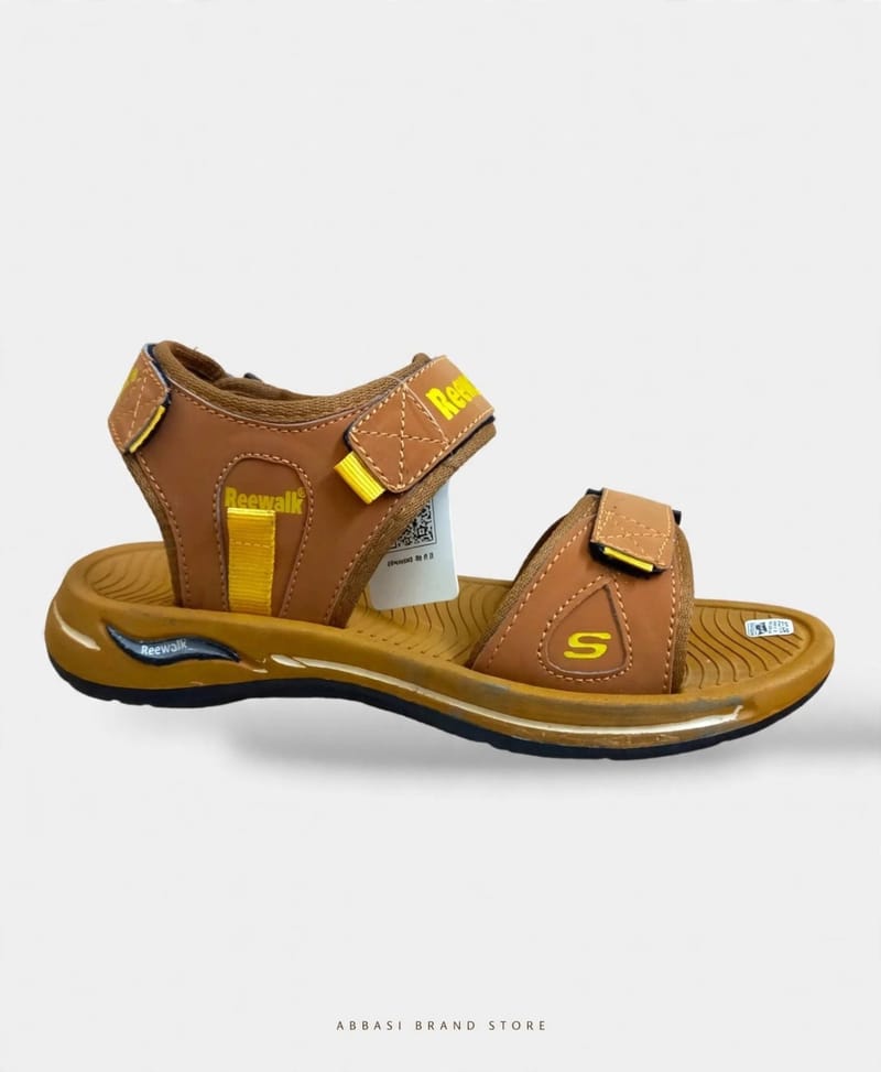Sport Sandals For Boys - MUSTARD - Mustard Sport Sandals - Breathable Comfortable Driver Sandals - Outdoor Sports, photo 2